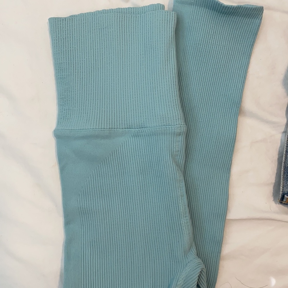 Free people ribbed leggings never worn XS